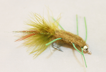 Crab Rag Head Olive L.E. – Durable Flats Fly for Permit & Bonefish - fly fishing flies
