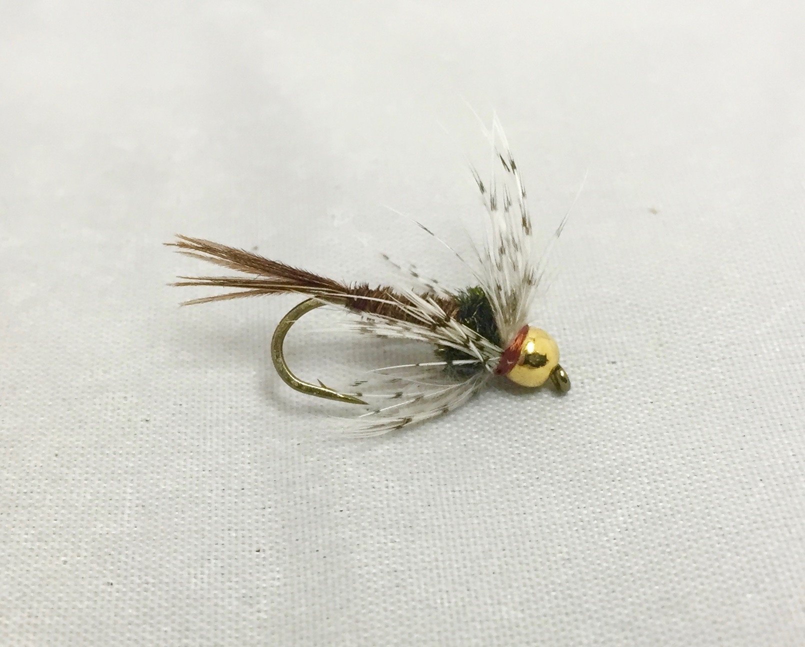 Soft Hackle Pheasant Tail Tungsten nymph fly pattern. Fishing flies