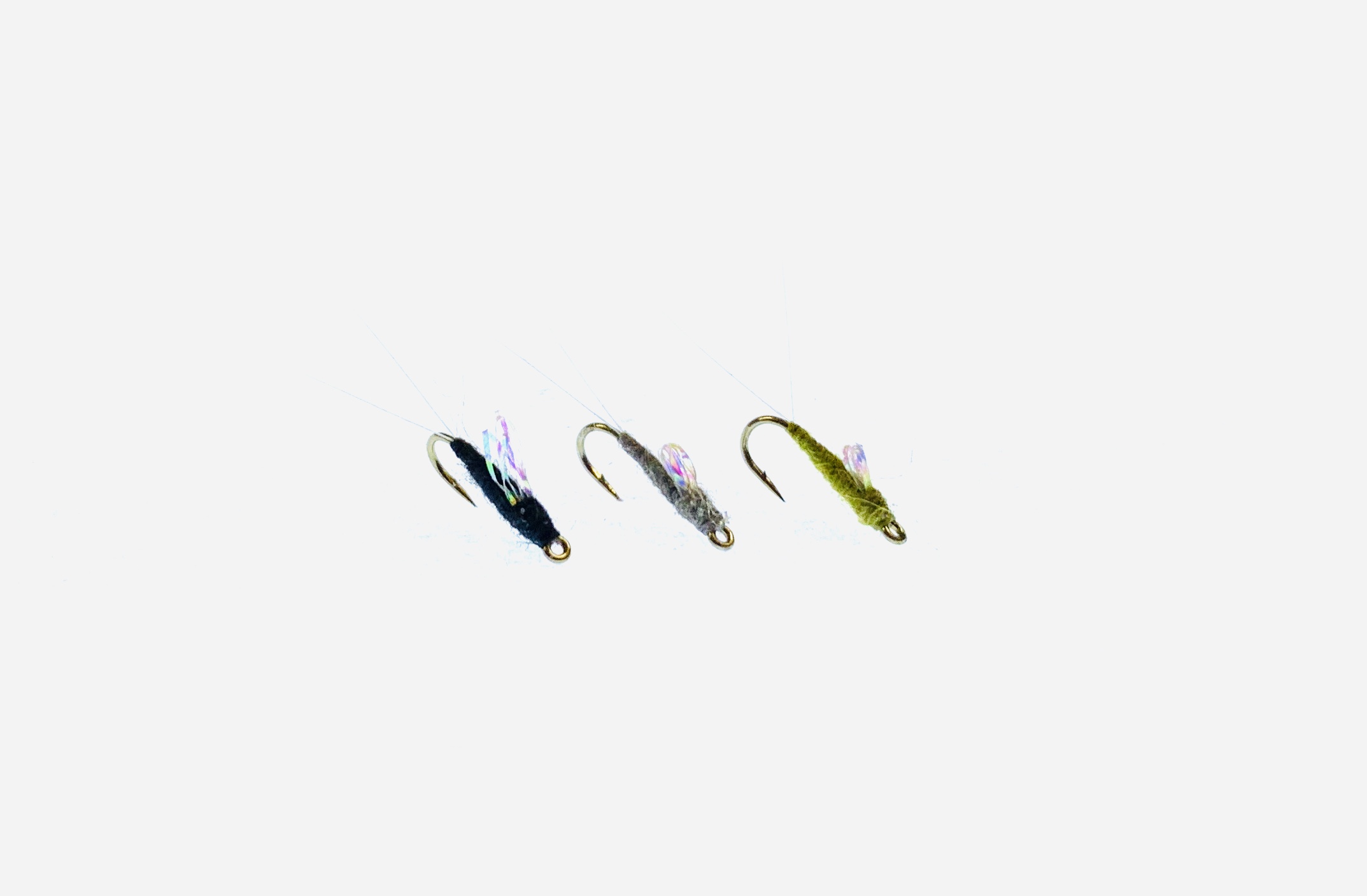 RS2 Emerger Crystal Wing fly fishing flies with flash wing