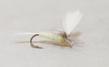PMD Quill Body Parachute is a highly effective dry fly that imitates the adult stage of the PMD mayfly