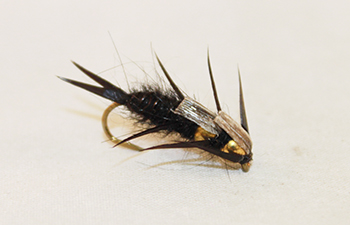 Stonefly Double Bead heavy trout nymph for deep water - fishing flies