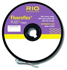 RIO Fluoroflex Plus fluorocarbon tippet spool for fly fishing in clear water