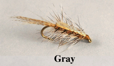 CALLIBAETIS NYMPH GRAY - fly fishing fly imitates mayflies