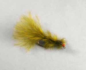 Damsel Olive – Classic Imitation fishing flies for Stillwater and Slow Water Trout