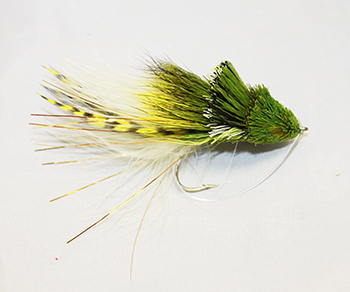 BASS DIVING FROG DARK OLIVE DAIICHI HOOK