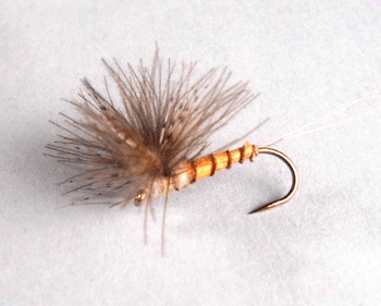 Mahogany CDC – Delicate Mayfly Dry Fly for Fall Hatches - discounted fly fishing flies