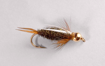 Classic peacock Prince Nymph B.H. for trout fishing