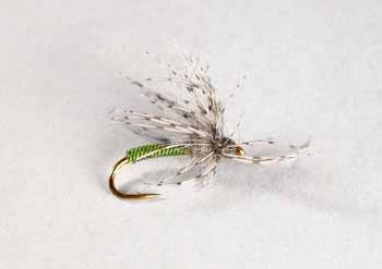 Soft Hackle Green wet fly fishing flies