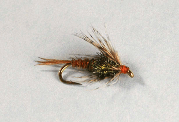 Soft Hackle Pheasant Tail trout fly for mayfly hatches - fidhing flies
