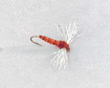 Crystal Wing Spinner Rusty – Delicate Mayfly Spinner with Extra Flash - fishing flies