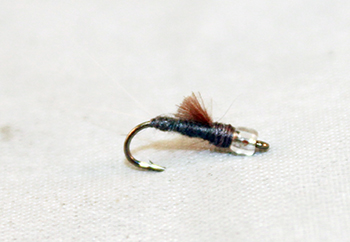 RS2 Grey Glass Bead fly pattern with glass bead head