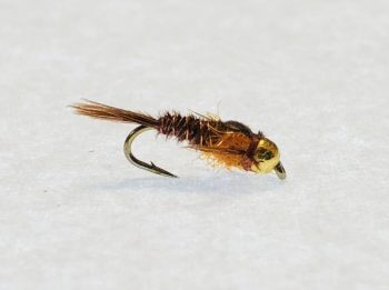 Tactical Pheasant Tail Hot Spot fly pattern for Euro-nymphing and tailwater trout.