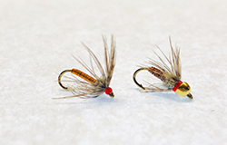 Soft Hackle Wire Body wet fly pattern - fishing flies