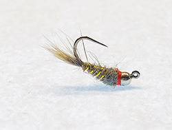 Hare’s Ear Flashback Tungsten Hot Collar Jig – Tactical Nymph with Bold Trigger and Fast Sink - flies for fishing