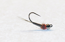 Element Red Quill Jig Tungsten – Slim, Fast-Sinking Mayfly Nymph - fly fishing flies