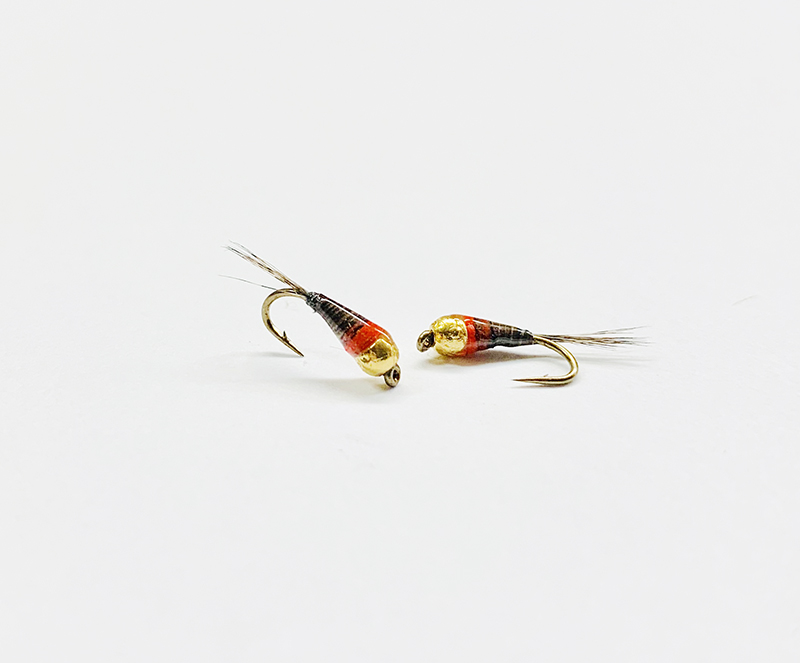 Baetis CDC Orange Butt T.H. Jig – A Deadly Euro Nymphing fishing Fly for Trout