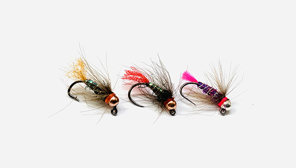 The Blow Torch Jig Tungsten is a euro nymphing fly fishing fly designed to sink quickly and get noticed.