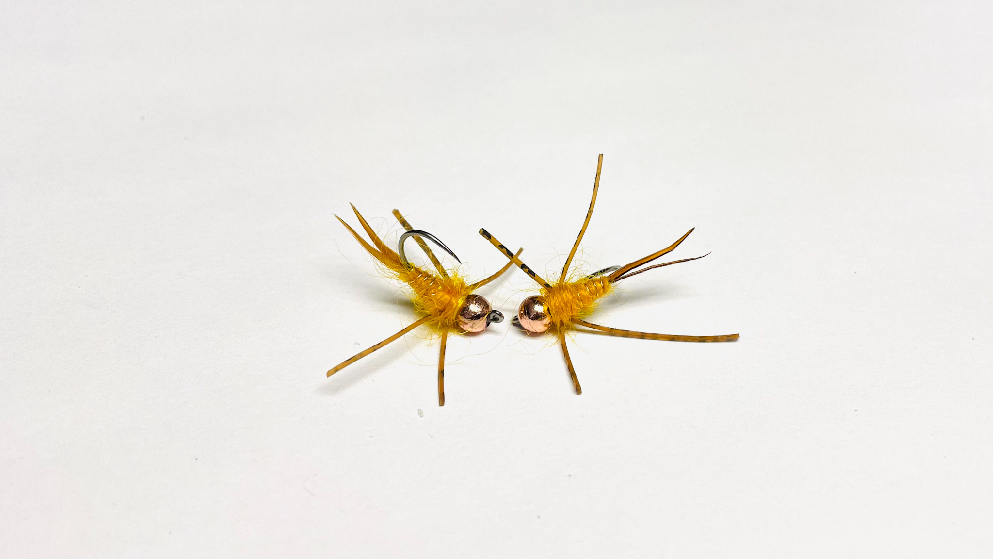 B’s Micro Stone Gold Jig T.H. – Compact Stonefly Imitation with Heavy Drop - fly fishing flies