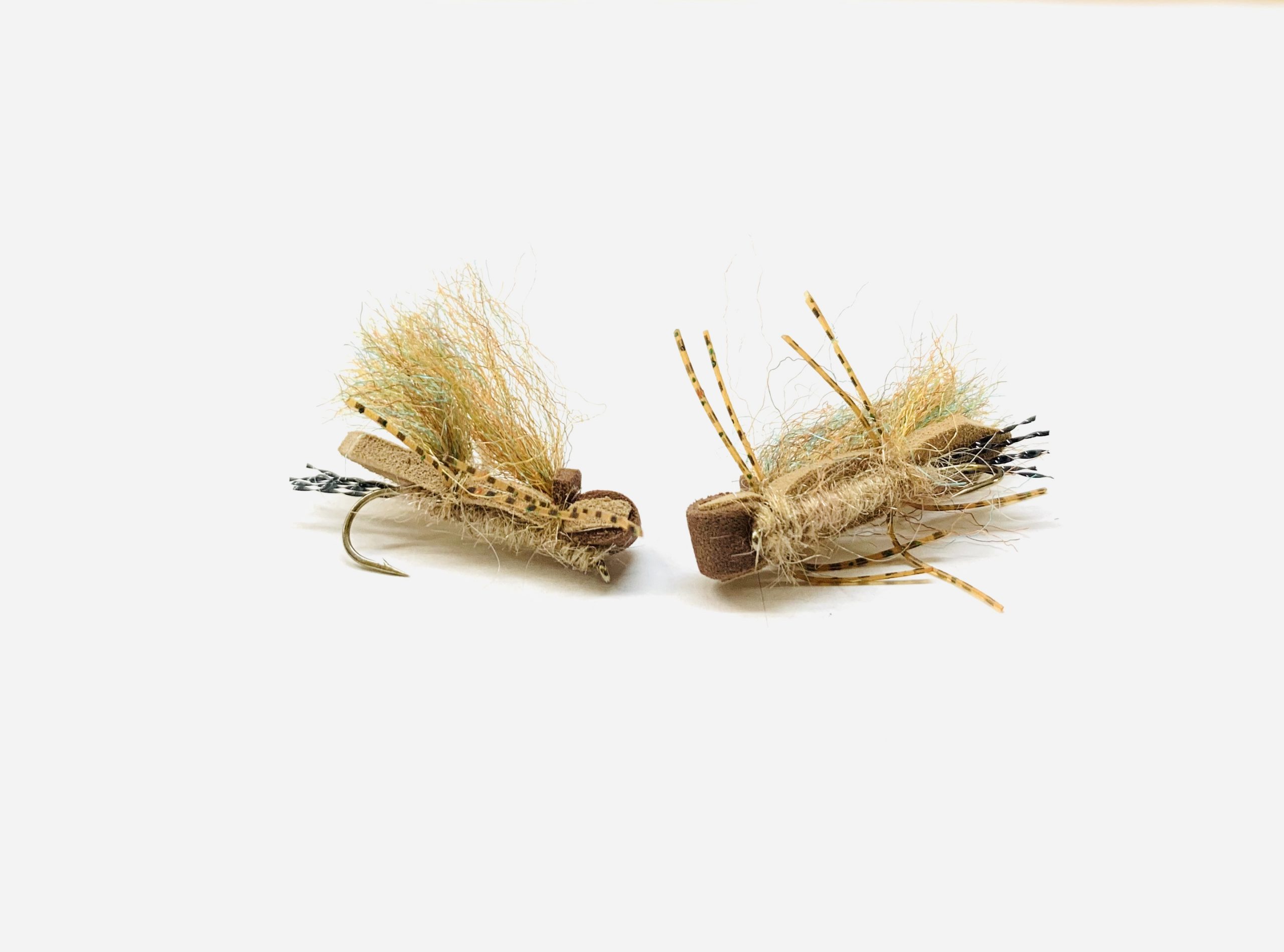 Brush Creek Hopper -Grasshopper Imitation dry fly for trout. Fly fishing flies