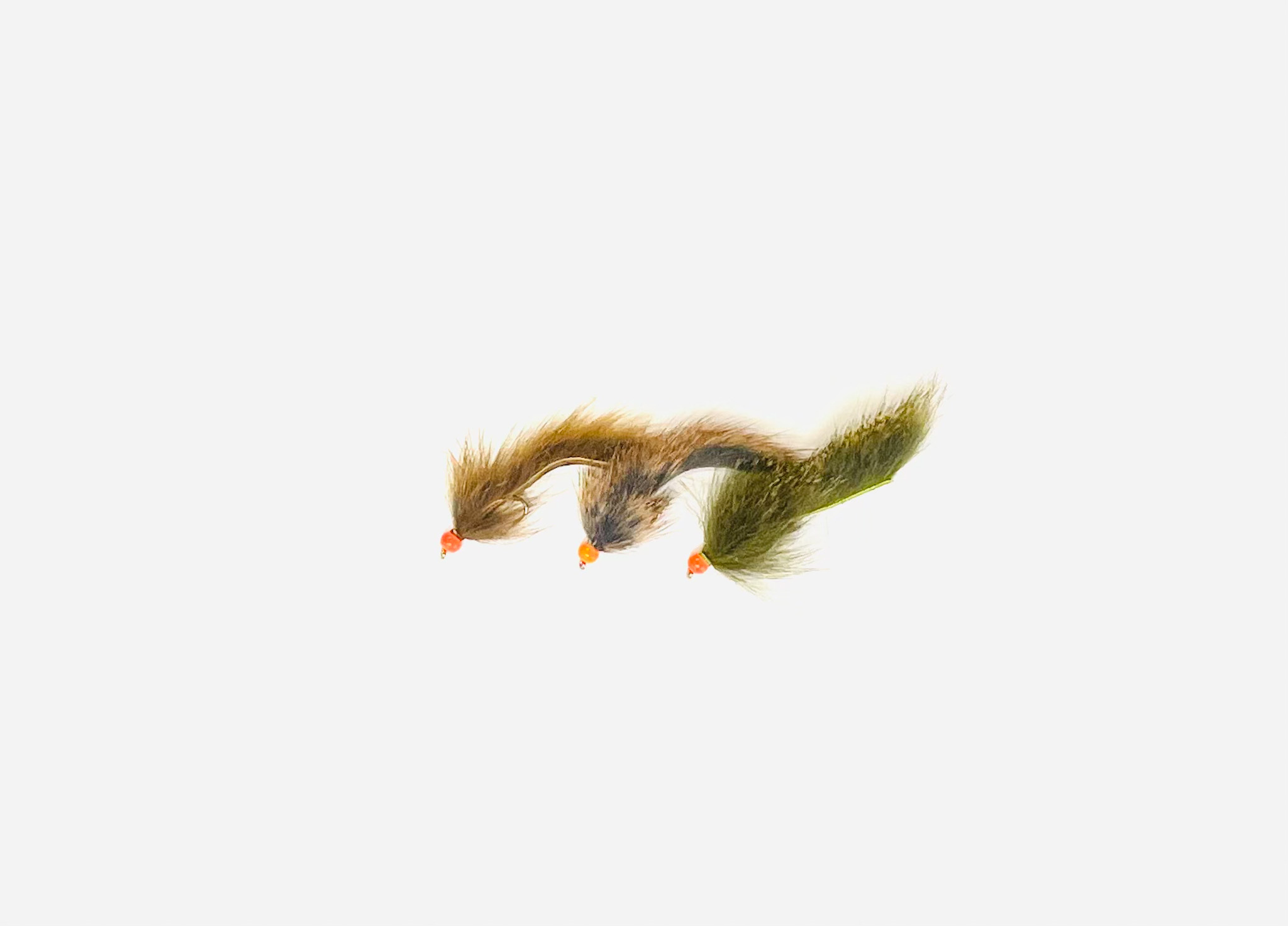 GF Pine Squirrel Leech Hot Bead – Lively Streamer with Natural Motion - fly fishing flies