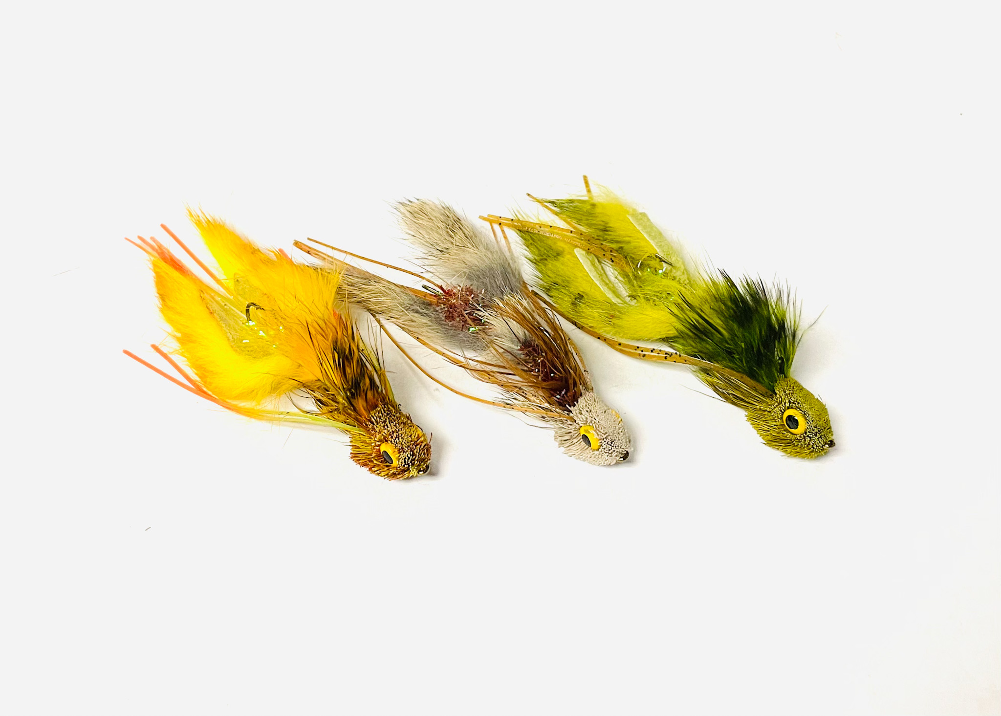 Sloppy Cray trout and bass streamer fly fishing flies