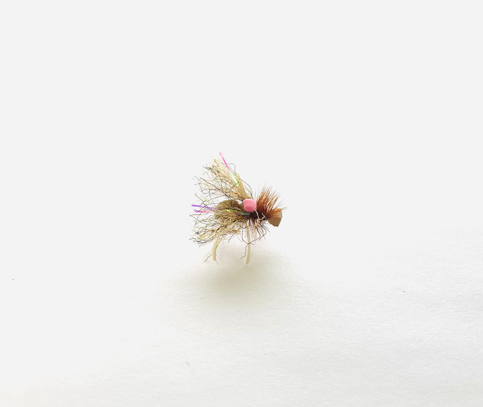 Psycho Ant Cinnamon is a high-floating terrestrial fly designed to imitate ants