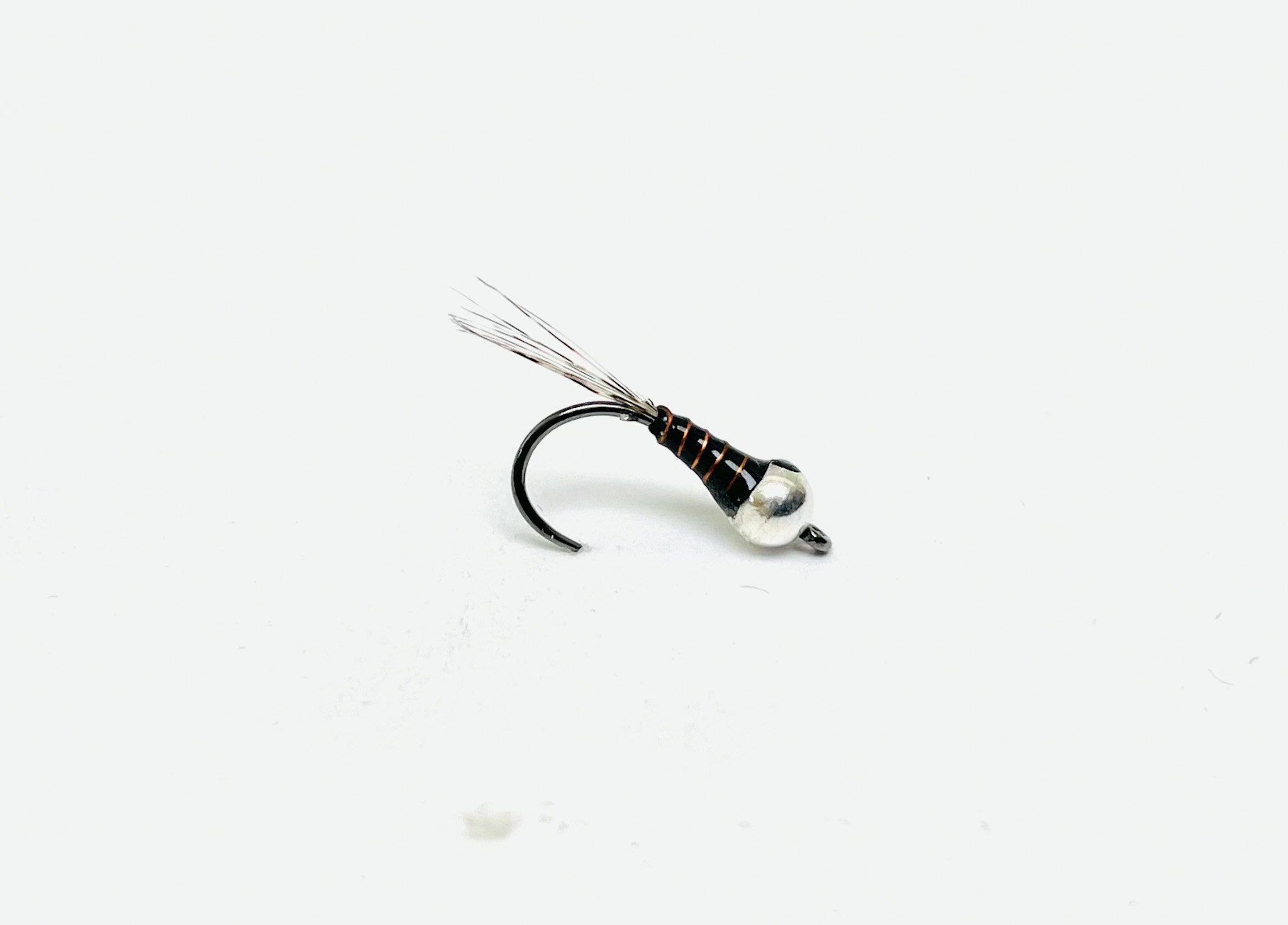 B's Perdigon Black/Copper – Hanak Hook – Fly Fishing Nymph fly