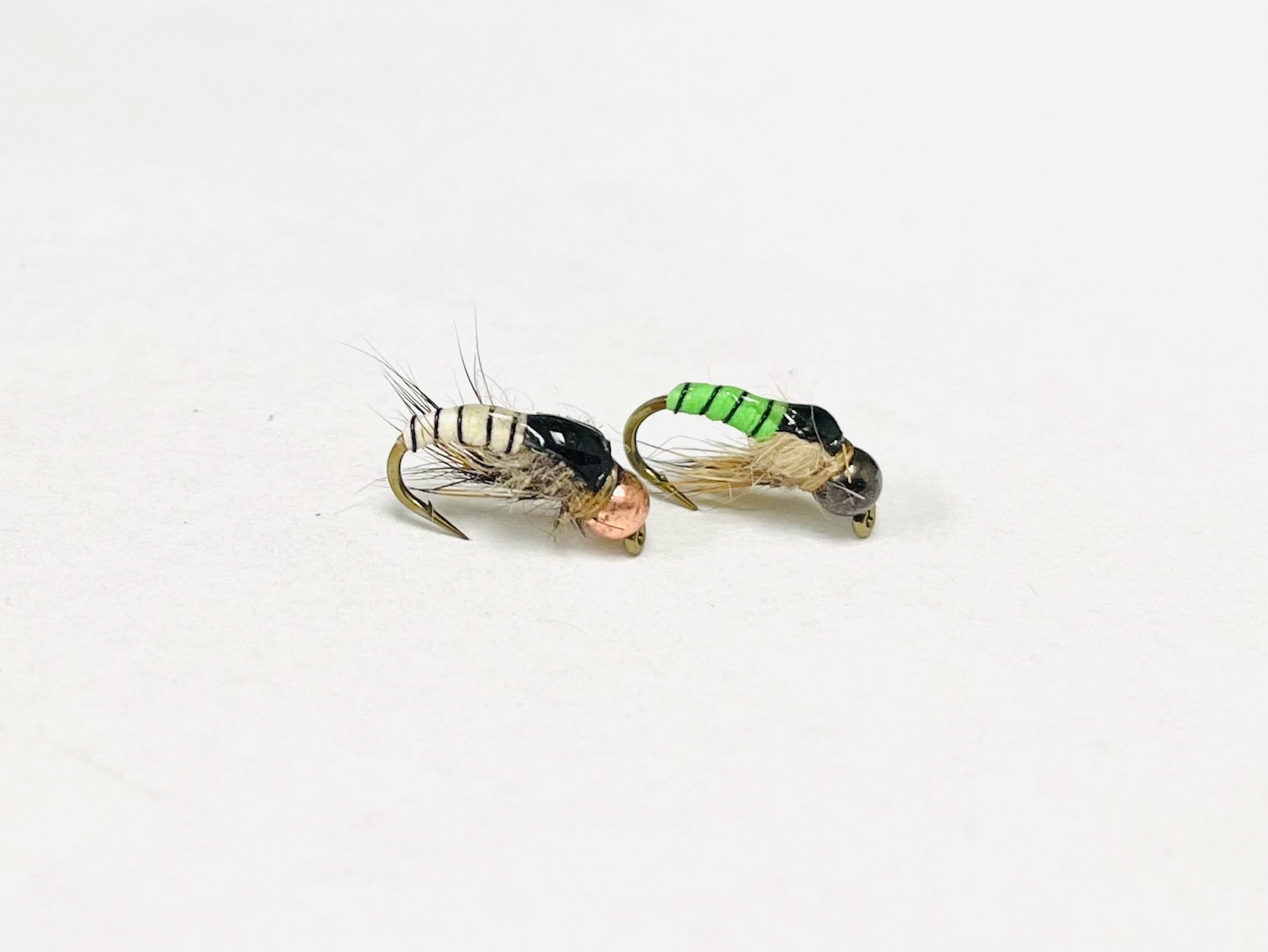 Weighted NY Caddis fly tied with tungsten bead and natural dubbing, perfect for Euro nymphing and indicator rigs.