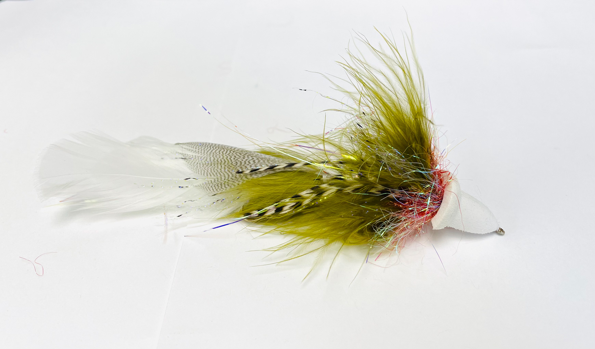 PK Diver streamer fly with marabou tail and weighted head. Fly Fishing Flies