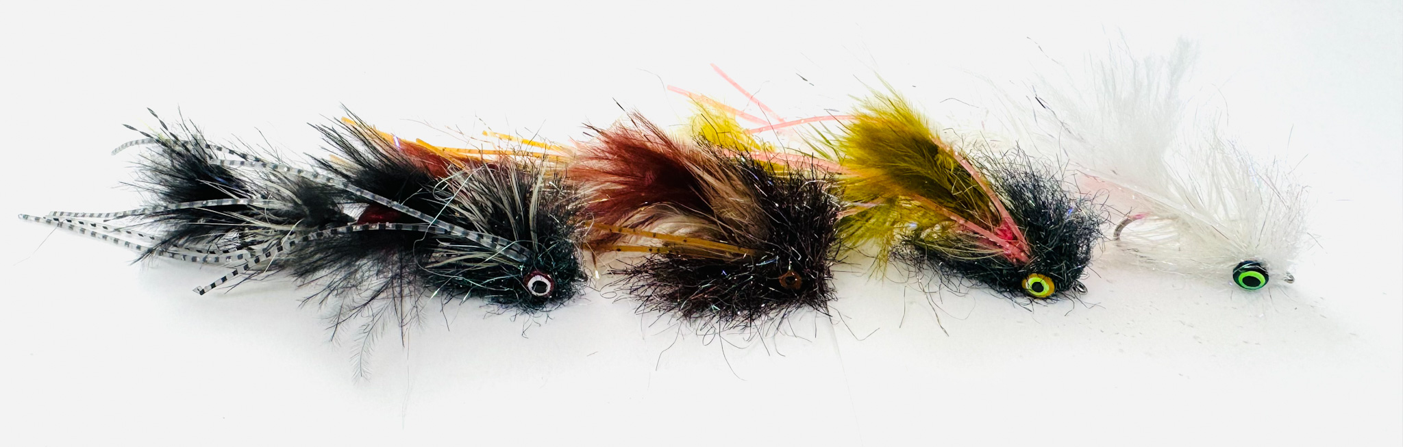 Laser Sculpin L/E conehead streamer fly for trout with natural sculpin profile & laser dubbing