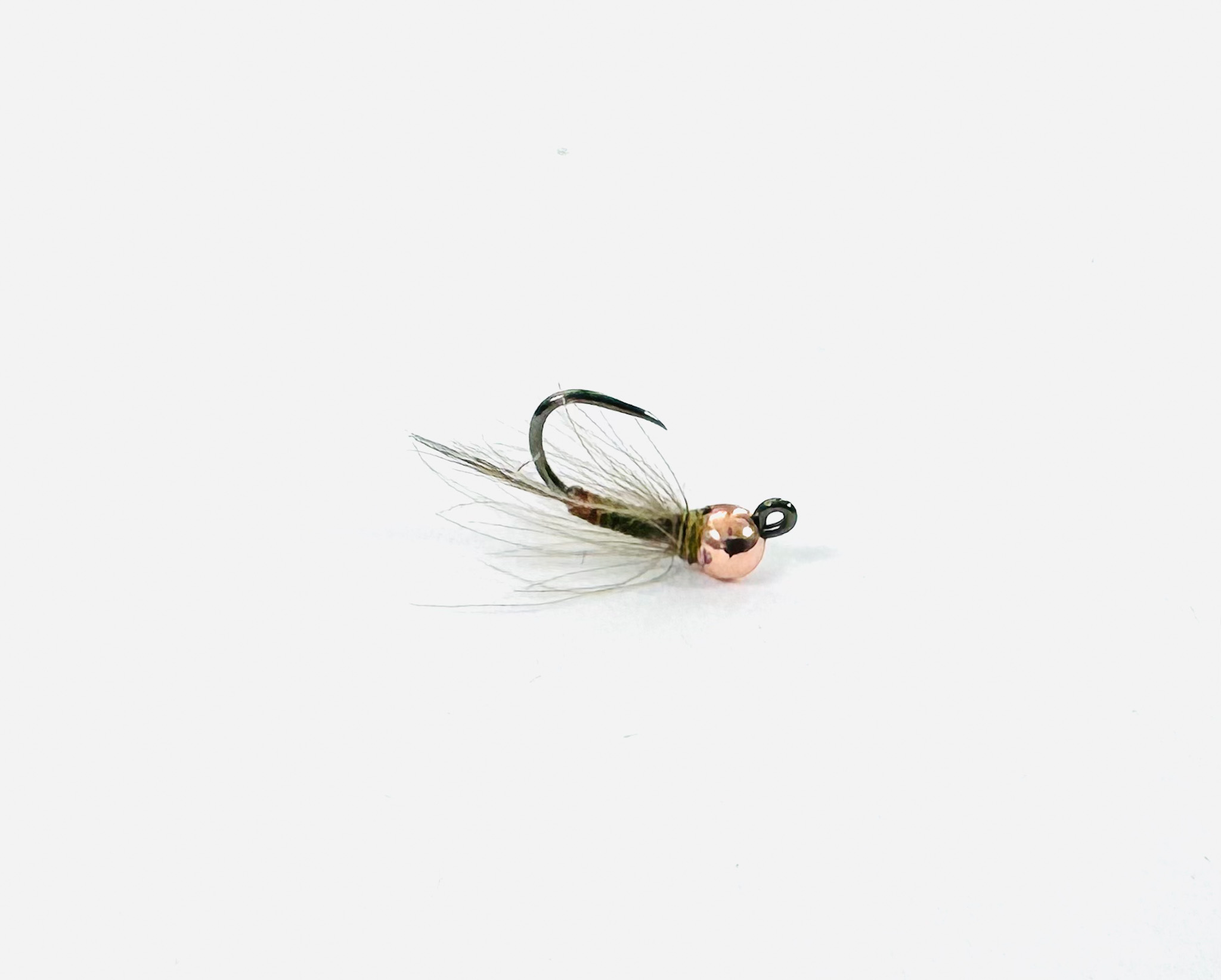 BAETIS SKINNY CDC ORANGE BUTT TUNGSTEN JIG fly fishing fly