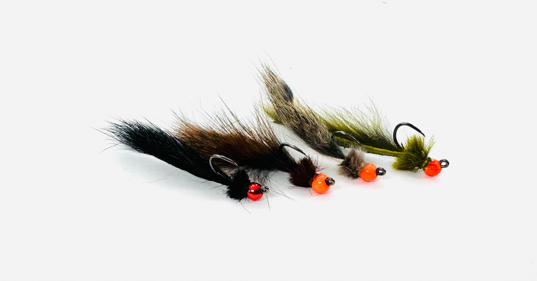 Micro Pine Leech Tungsten Jig – Small Profile Leech Fly for Tight-Line Trout Fishing